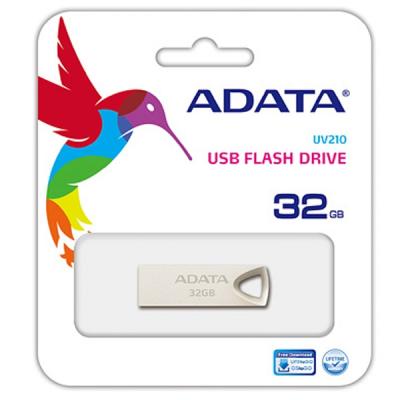USB флеш накопичувач ADATA 32GB UV210 Metal Silver USB 2.0 (AUV210-32G-RGD) - фото 3
