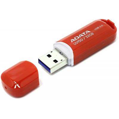 USB флеш накопичувач ADATA 32GB UV150 Red USB 3.0 (AUV150-32G-RRD) - фото 3