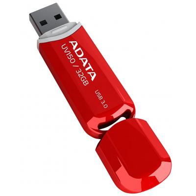 USB флеш накопичувач ADATA 32GB UV150 Red USB 3.0 (AUV150-32G-RRD) - фото 5