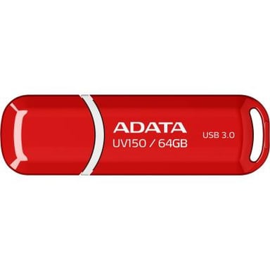USB флеш накопичувач ADATA 64GB UV150 Red USB 3.0 (AUV150-64G-RRD)