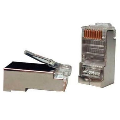 Конектор Ritar RJ45 cat.5e FTP 8P8C 100 шт (00185) - фото 1