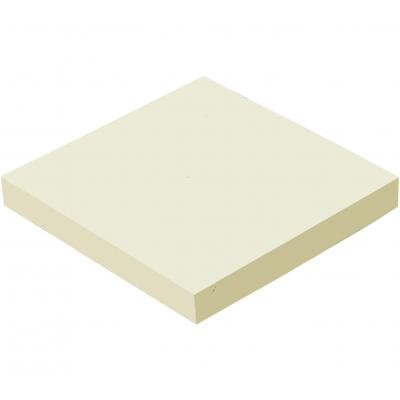 Папір для нотаток Buromax with adhesive layer 76х76мм, 100sheets, JOBMAX, yellow (BM.2312-01) - фото 1