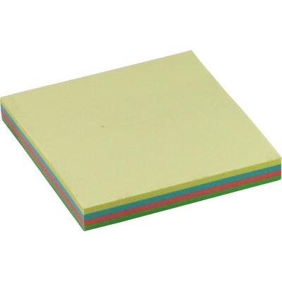 Папір для нотаток Buromax with adhesive layer 76х76мм, 100sheets, pastel colors mix (BM.2312-10) - фото 1