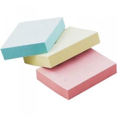 Папір для нотаток Buromax with adhesive layer 38х51мм, 3*100sheets, colors mix,blister (BM.2319-99) - фото 1