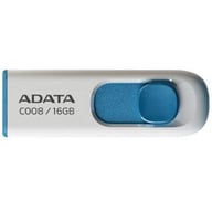 USB флеш накопичувач ADATA 16GB C008 White USB 2.0 (AC008-16G-RWE) - фото 1