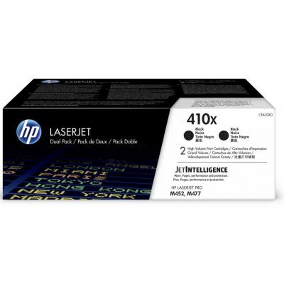 Картридж HP CLJ 410XD Black 2-pack (CF410XD) - фото 1