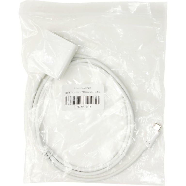 Кабель мультимедійний USB Type-C to HDMI F 1.8m PowerPlant (KD00AS1271) - фото 4