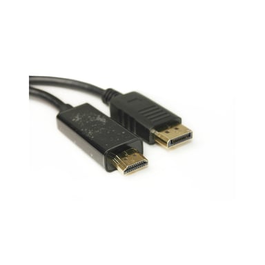 Кабель мультимедійний Display Port to HDMI 1.8m PowerPlant (KD00AS1278) - фото 1