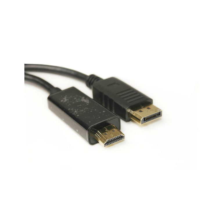 Кабель мультимедійний Display Port to HDMI 1.8m PowerPlant (KD00AS1278) - фото 1