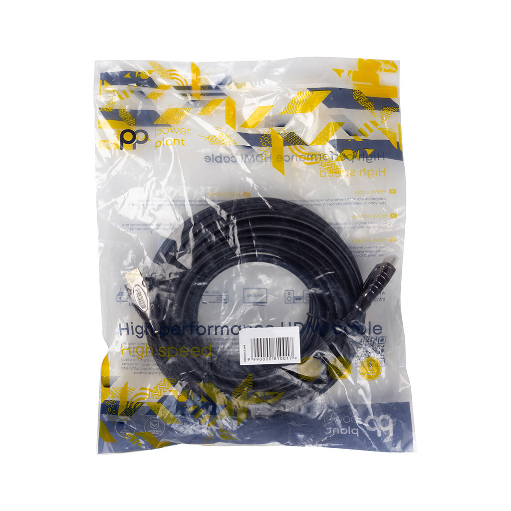 Кабель мультимедійний HDMI to HDMI 15.0m PowerPlant (KD00AS1294) - фото 3 Кабель мультимедійний HDMI to HDMI 15.0m PowerPlant (KD00AS1294) - фото 3
