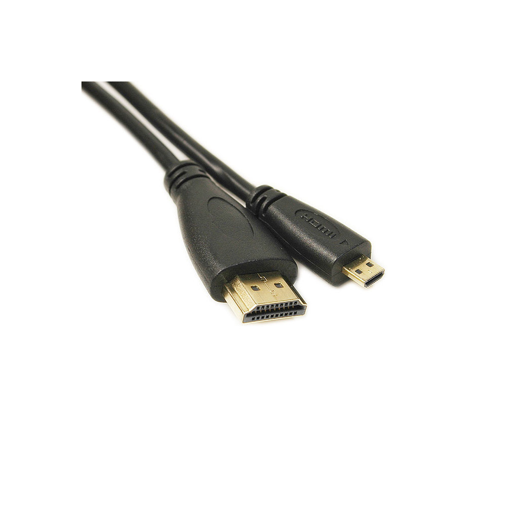 Кабель мультимедійний HDMI M to HDMI micro M 2.0m PowerPlant (KD00AS1274) Кабель мультимедійний HDMI M to HDMI micro M 2.0m PowerPlant (KD00AS1274)