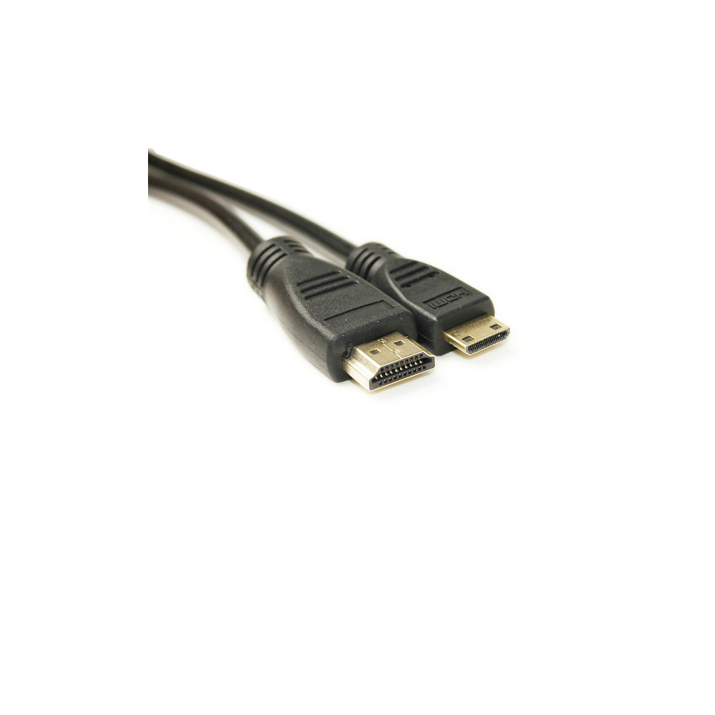 Кабель мультимедійний HDMI M to HDMI mini M 2.0m PowerPlant (KD00AS1273) Кабель мультимедійний HDMI M to HDMI mini M 2.0m PowerPlant (KD00AS1273)