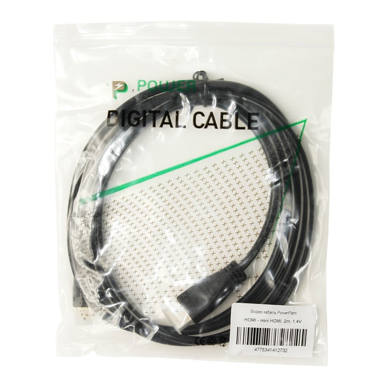 Кабель мультимедійний HDMI M to HDMI mini M 2.0m PowerPlant (KD00AS1273) - фото 3