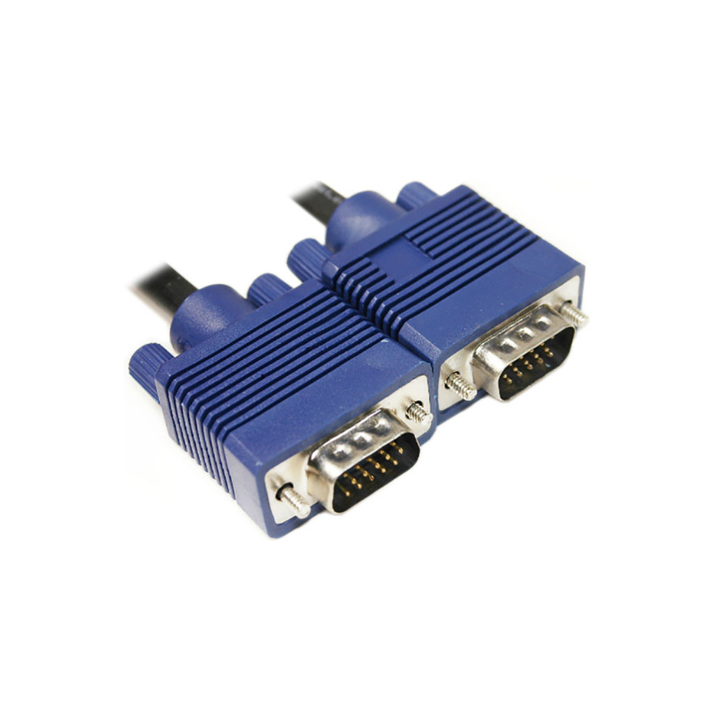 Кабель мультимедійний VGA M to VGA M 1.5m PowerPlant (KD00AS1284) - фото 1