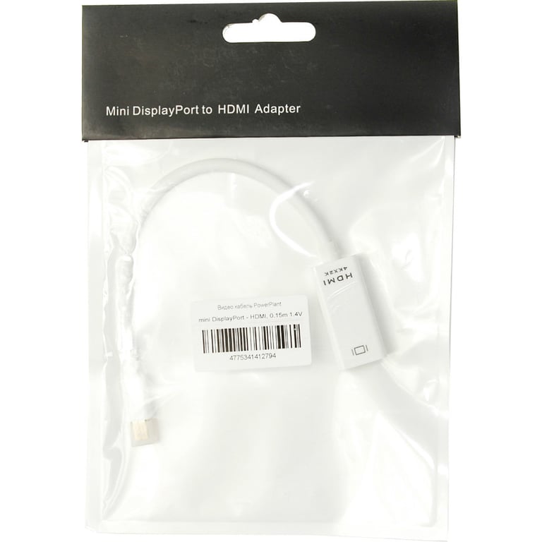 Перехідник mini DisplayPort to HDMI PowerPlant (KD00AS1279) - фото 4