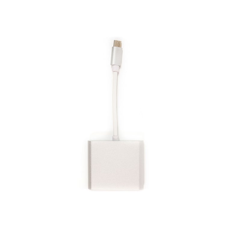 Перехідник USB C-Type - HDMI/USB PowerPlant (KD00AS1306) - фото 4