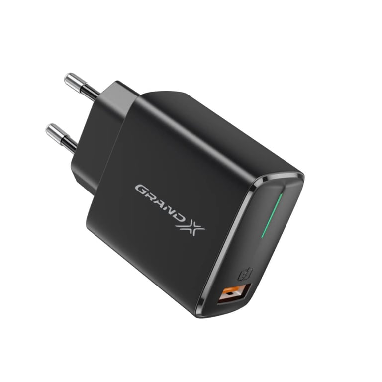 Зарядний пристрій Grand-X Quick Charge QС3.0 3.6V-6.5V 3A, 6.5V-9V 2A, 9V-12V 1.5A USB (CH-550B) - фото 3