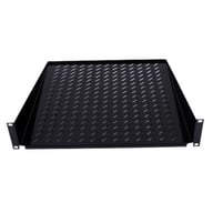 Полка 19" Eserver 2U глуб. 400 мм. консольная (PK-2U-400-B) - фото 1