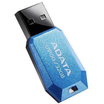 USB флеш накопичувач ADATA 32GB DashDrive UV100 Blue USB 2.0 (AUV100-32G-RBL) - фото 3 USB флеш накопичувач ADATA 32GB DashDrive UV100 Blue USB 2.0 (AUV100-32G-RBL) - фото 3