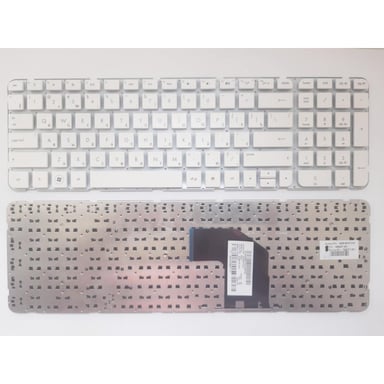 Клавіатура ноутбука HP Pavilion G6-2000 белая без рамки RU (A43713) - фото 1