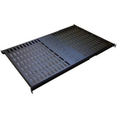 Полка 19" Eserver 1U глуб. 650 мм. (PS-1U-650-B) - фото 1