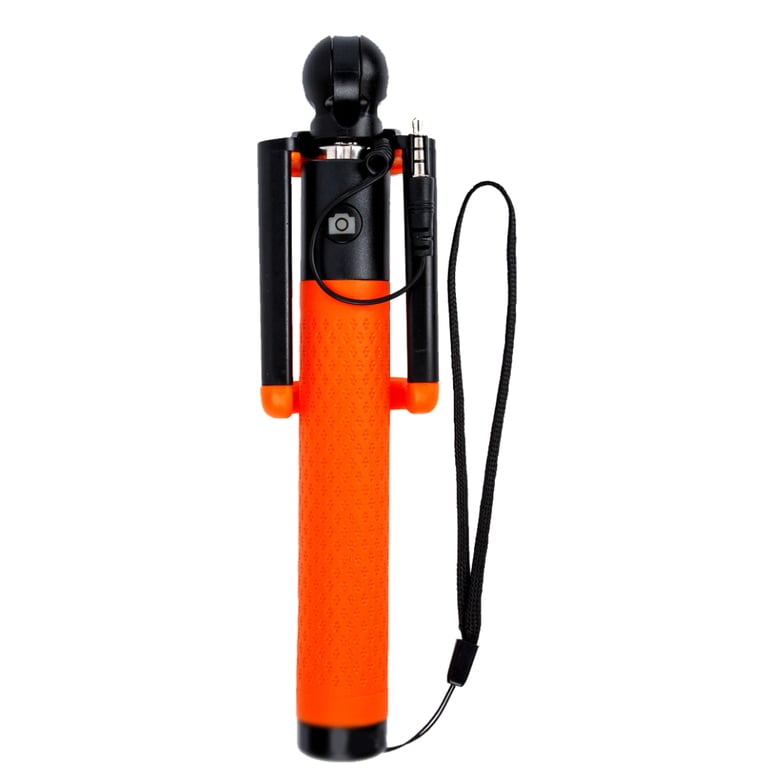 Монопод для селфі Grand-X Deluxe Click 3,5 U-крепление 180-780мм Orange (MPGDJ3CUO) - фото 2
