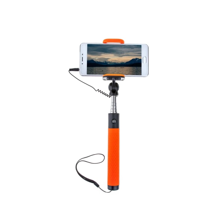 Монопод для селфі Grand-X Deluxe Click 3,5 U-крепление 180-780мм Orange (MPGDJ3CUO) - фото 4