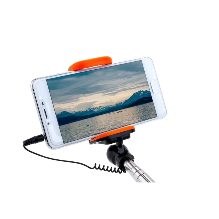 Монопод для селфі Grand-X Deluxe Click 3,5 U-крепление 180-780мм Orange (MPGDJ3CUO) - фото 5