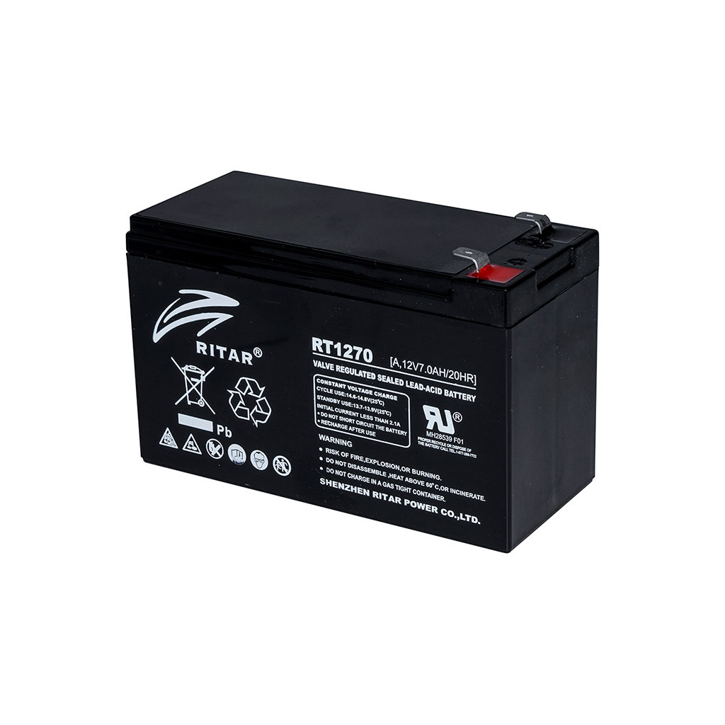 Батарея до ДБЖ Ritar AGM RT1270B, 12V-7Ah (RT1270B) - фото 1 Батарея до ДБЖ Ritar AGM RT1270B, 12V-7Ah (RT1270B) - фото 1