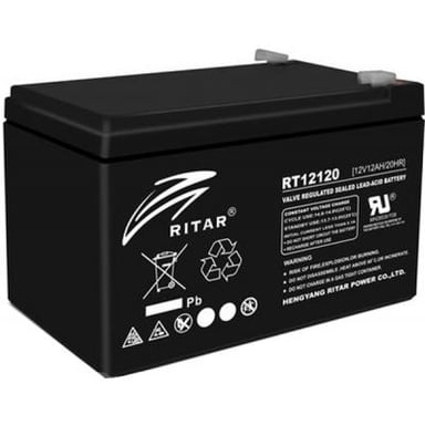 Батарея до ДБЖ Ritar AGM RT12120B, 12V-12Ah (RT12120B) - фото 1