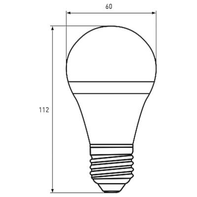 Лампочка Eurolamp E27 (MLP-LED-A60-10274(E)) - фото 3