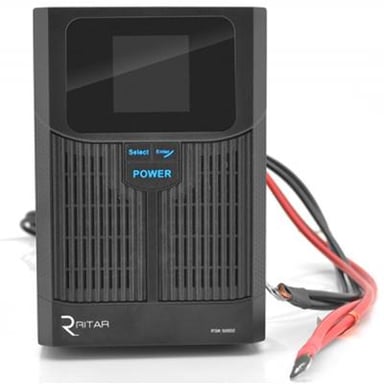 Пристрій безперебійного живлення Ritar RTSW-1500 LCD,12V (RTSW-1500 LCD 12) - фото 1