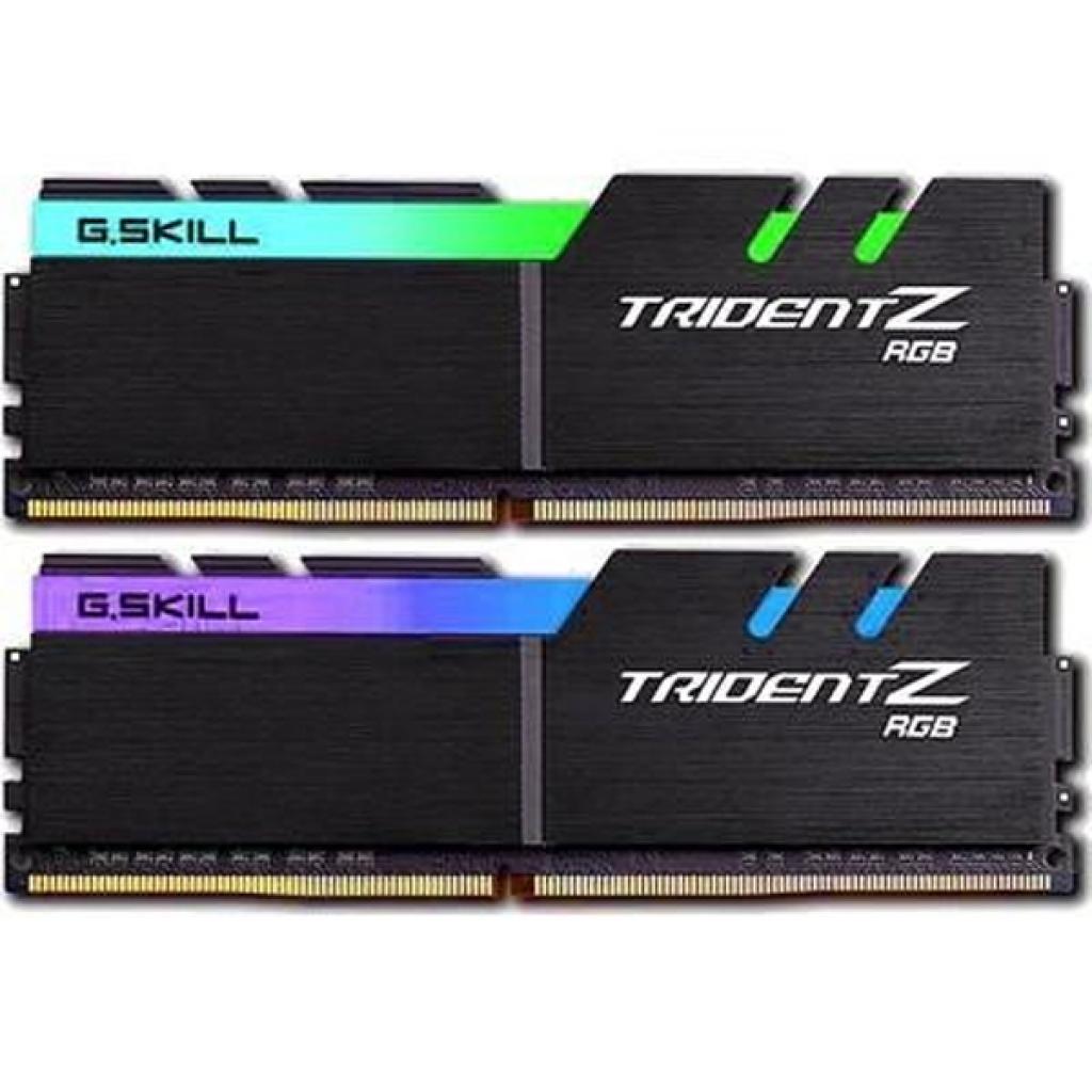 Модуль пам'яті для комп'ютера DDR4 16GB (2x8GB) 3200 MHz Trident Z RGB G.Skill (F4-3200C16D-16GTZR) - фото 1