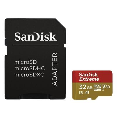 Карта пам'яті SanDisk 32GB microSDHC V30 A1 UHS-I U3 4K Extreme (SDSQXAF-032G-GN6MA) - фото 1