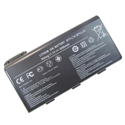 Акумулятор до ноутбука AlSoft MSI BTY-L74 5200mAh 6cell 11.1V Li-ion (A41554) - фото 2 Акумулятор до ноутбука AlSoft MSI BTY-L74 5200mAh 6cell 11.1V Li-ion (A41554) - фото 2