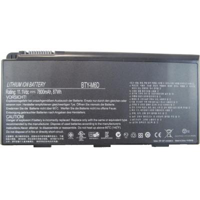 Акумулятор до ноутбука MSI BTY-M6D 7800mAh 6cell 11.1V Li-ion (A47040) - фото 1