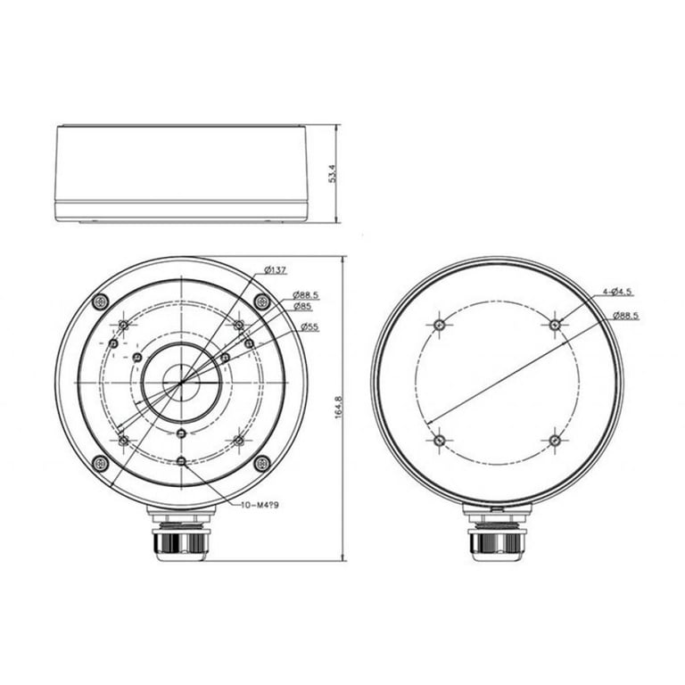Кріплення для відеокамери Hikvision DS-1280ZJ-S - фото 3