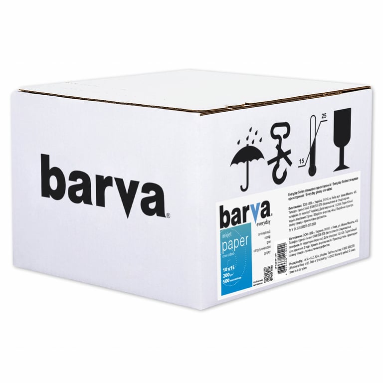 Фотопапір Barva 10×15, 200 g/m2, Everyday, Glossy 500с (IP-CE200-220)