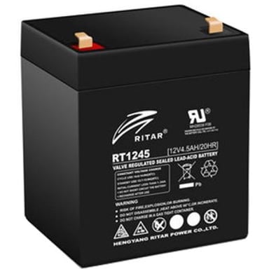 Батарея до ДБЖ Ritar AGM RT1245, 12V-4.5Ah, Black (RT1245B) - фото 1