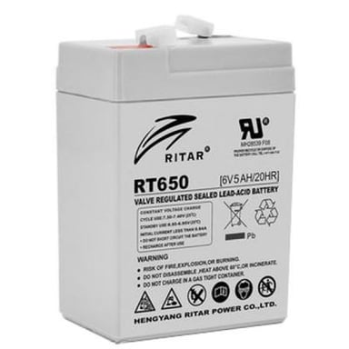 Батарея до ДБЖ Ritar AGM RT650, 6V-5Ah (RT650) - фото 1