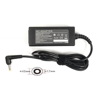 Блок живлення до ноутбуку PowerPlant HP 220V, 19V 40W 2.1A (4.0*1.7) (HP40F4017) - фото 1