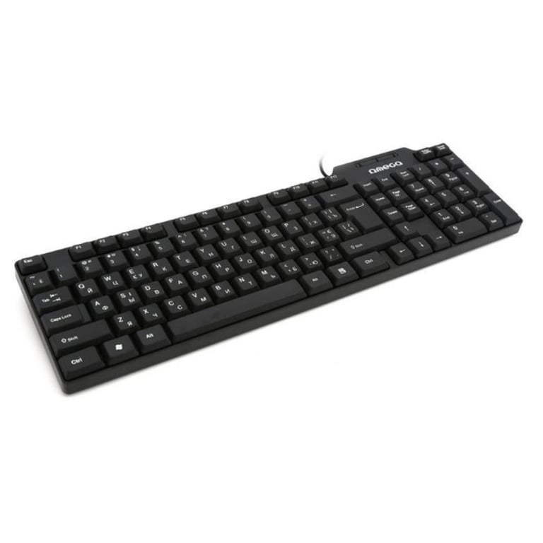Клавіатура Omega OK-05 Cyrilic Version USB Black (OK05TRU) - фото 2