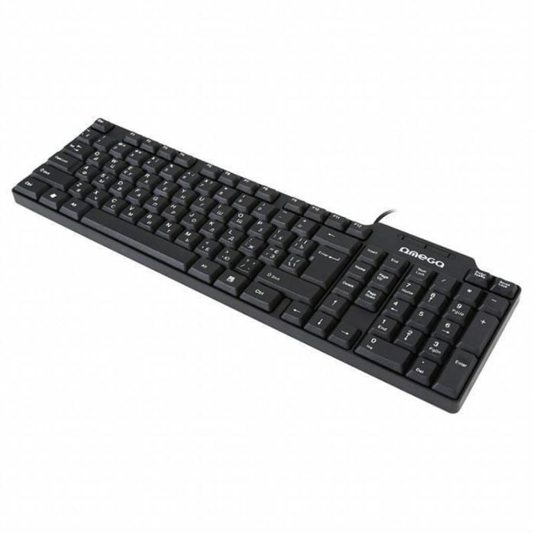 Клавіатура Omega OK-05 Cyrilic Version USB Black (OK05TRU) - фото 3