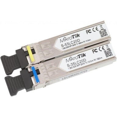 Модуль SFP Mikrotik S-35/53LC20D, 1.25 G, 20 км, LC (S-3553LC20D) - фото 1