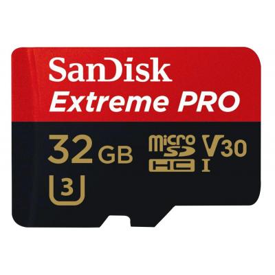 Карта пам'яті SanDisk 32GB microSD class 10 V30 A1 UHS-I U3 4K Extreme Pro (SDSQXCG-032G-GN6MA) - фото 2