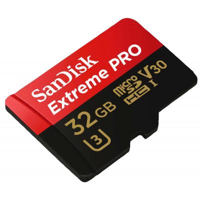 Карта пам'яті SanDisk 32GB microSD class 10 V30 A1 UHS-I U3 4K Extreme Pro (SDSQXCG-032G-GN6MA) - фото 3 Карта пам'яті SanDisk 32GB microSD class 10 V30 A1 UHS-I U3 4K Extreme Pro (SDSQXCG-032G-GN6MA) - фото 3