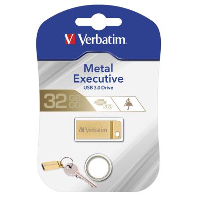 USB флеш накопичувач Verbatim 32GB Metal Executive Gold USB 3.0 (99105) - фото 4