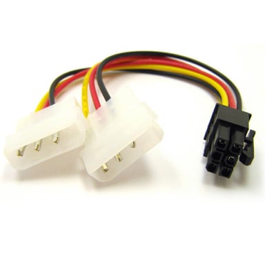 Кабель живлення Video power 6pin to 2molex Atcom (16185) - фото 1
