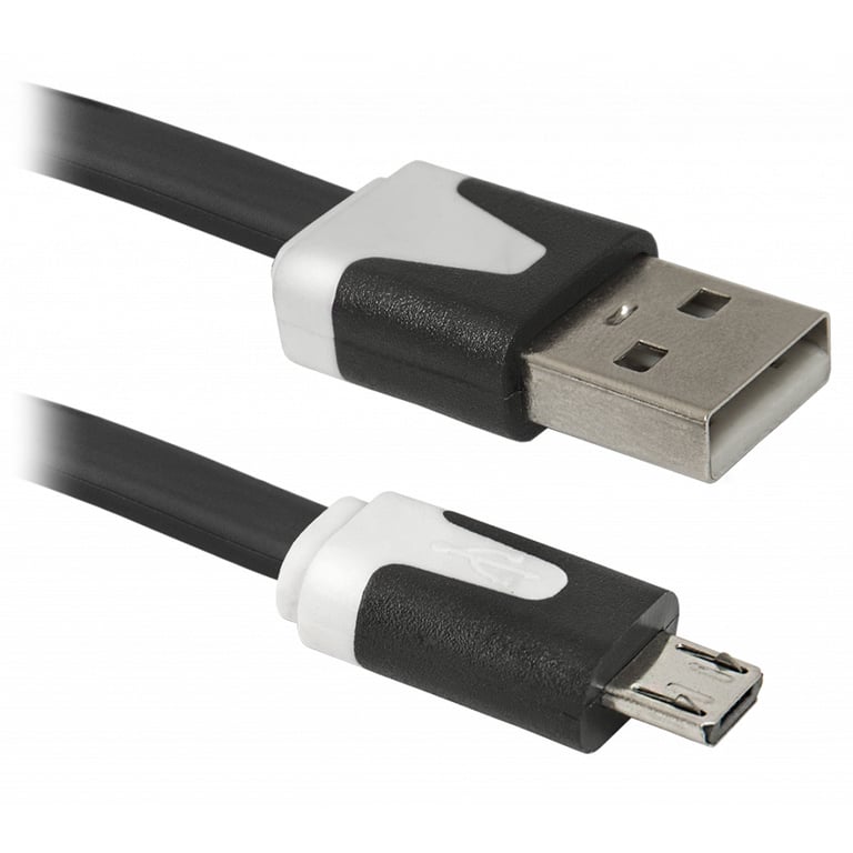 Дата кабель USB08-03P USB 2.0 - Micro USB, 1m Defender (87475) - фото 1