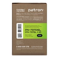 Картридж Patron CANON 737 GREEN Label (DUAL PACK) (PN-737DGL) - фото 3